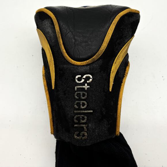 Vtg Pittsburgh Steelers Super Bowl X Golf Club Head Cover Golfing Wood Driver - Picture 6 of 9